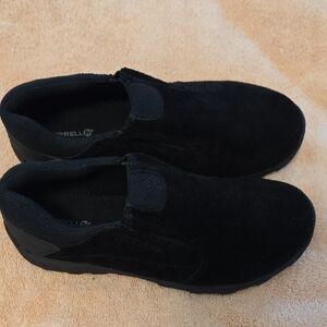 MERRELL Black suede Slip-On Shoes